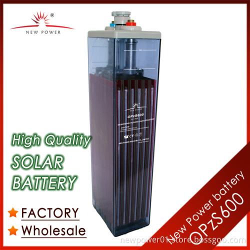 2V600ahsolar and Wind Battery/ Opzs Battery (OPzS600)